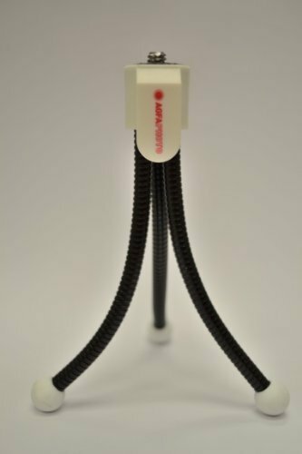 Agfa Photo 5 Inch Flexible Mini Tripod - White (2 Pack)