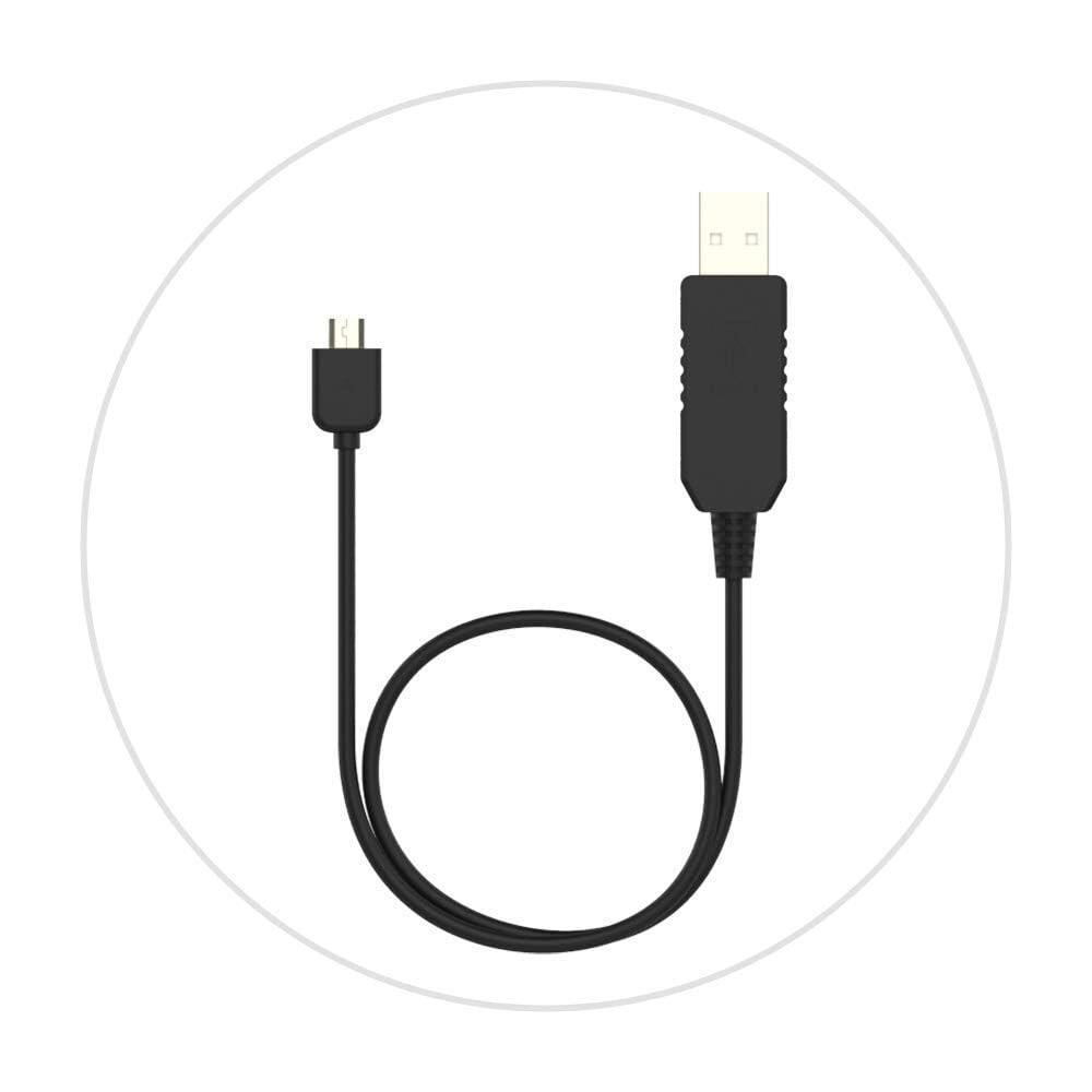 Original D-Type USB Charge Data Cable for SleepU，Checkme O2 Max Pulse Oximeter