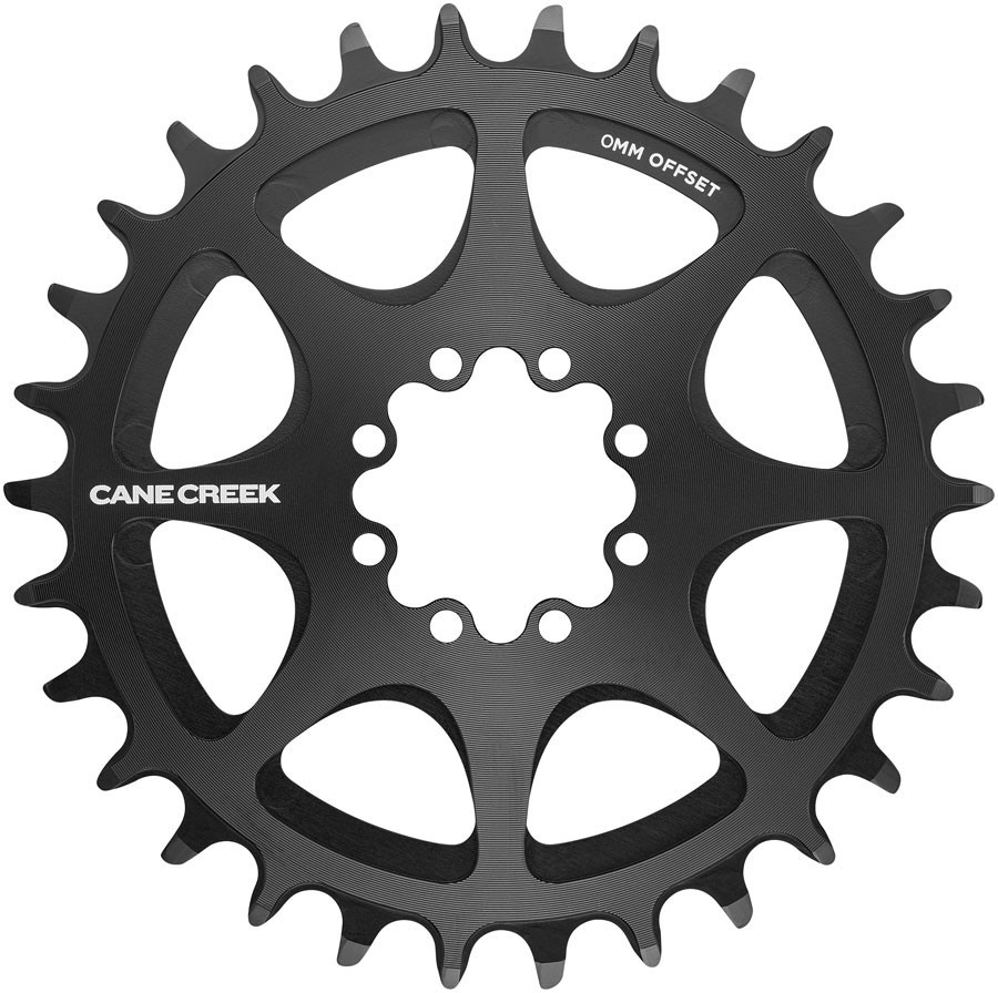 Cane Creek Direct Mount Chainring - 30t, 8-Bolt Direct Mount, 0mm Offset, Black