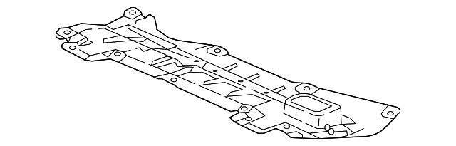 Genuine Honda Radiator Support Splash Shield 74113-TLA-A00