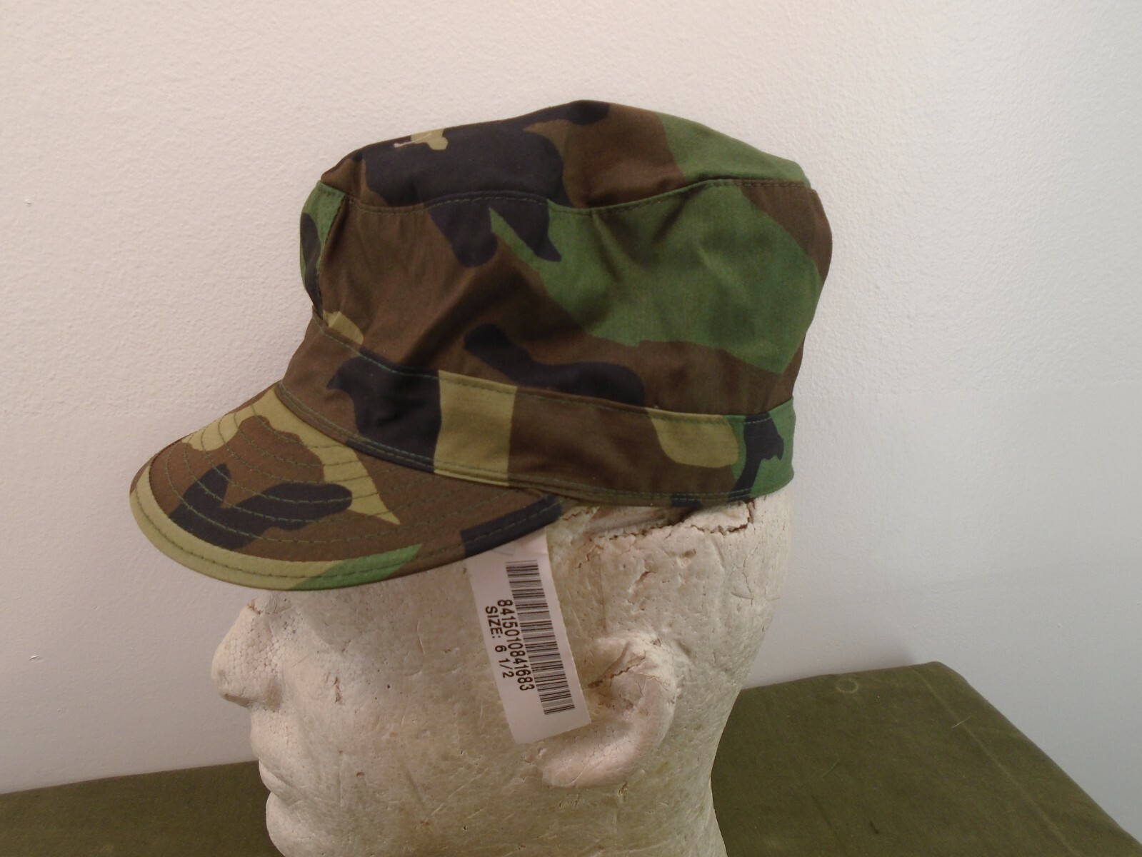 USGI US Military Army Combat BDU Cap Hat w Ear Cover 6 1/2 X-Small New 1999 47-B