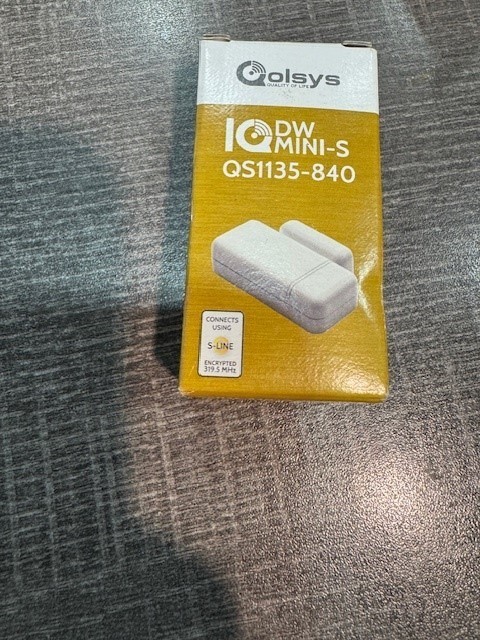 Brand New Qolsys QS1135-840 Mini DW-S Wireless Door Window Sensor S-Line