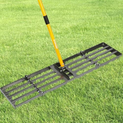 Lawn Leveling Rake, 30 Inch Yard Lawn Leveling for 30 in Lawn Leveling Rake