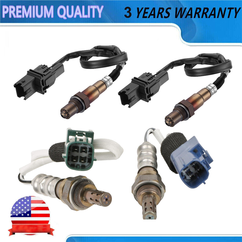 4X Oxygen Sensor Up+Down For 2004 -2006 Infiniti Fx35 Nissan Altima Maxima 3.5L