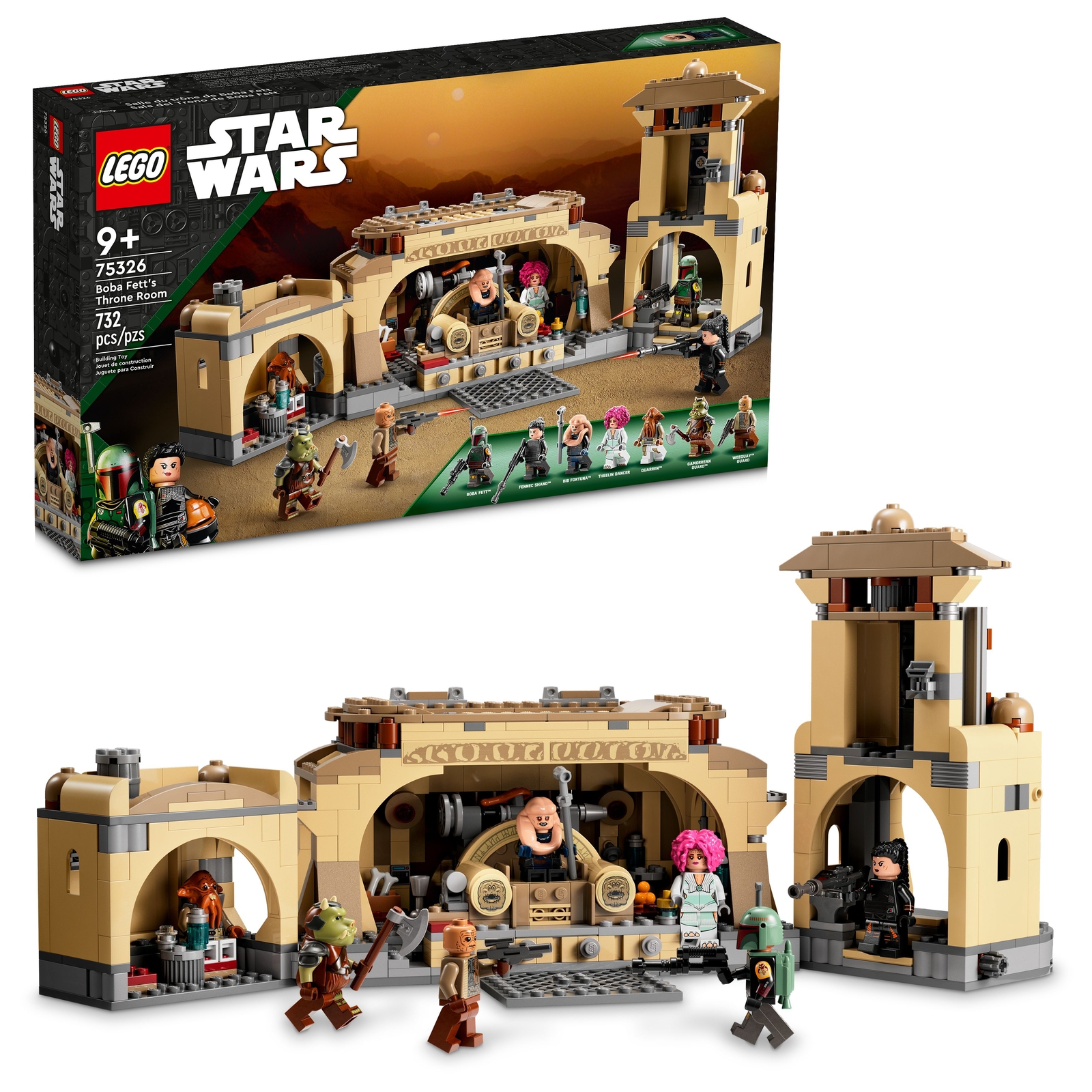 LEGO Star Wars: Boba Fett's Throne Room (75326) Brand New Factory Sealed
