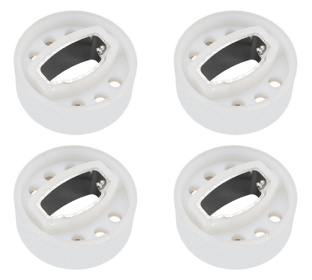 4PK 3-3/8" x 1-1/4" Plastic Centering Flange for Aluminum Dump Truck Tarp System