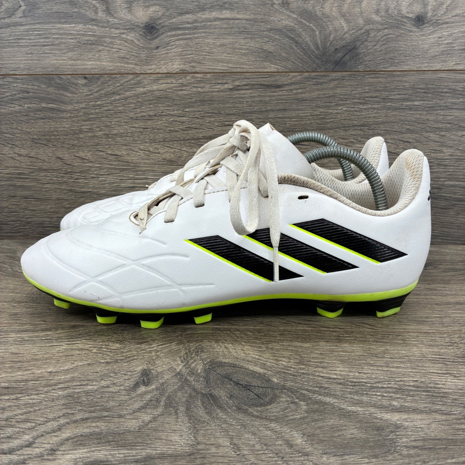 Adidas Copa Pure .4 Soccer Cleats White Black Neon Green US 6 GZ2551