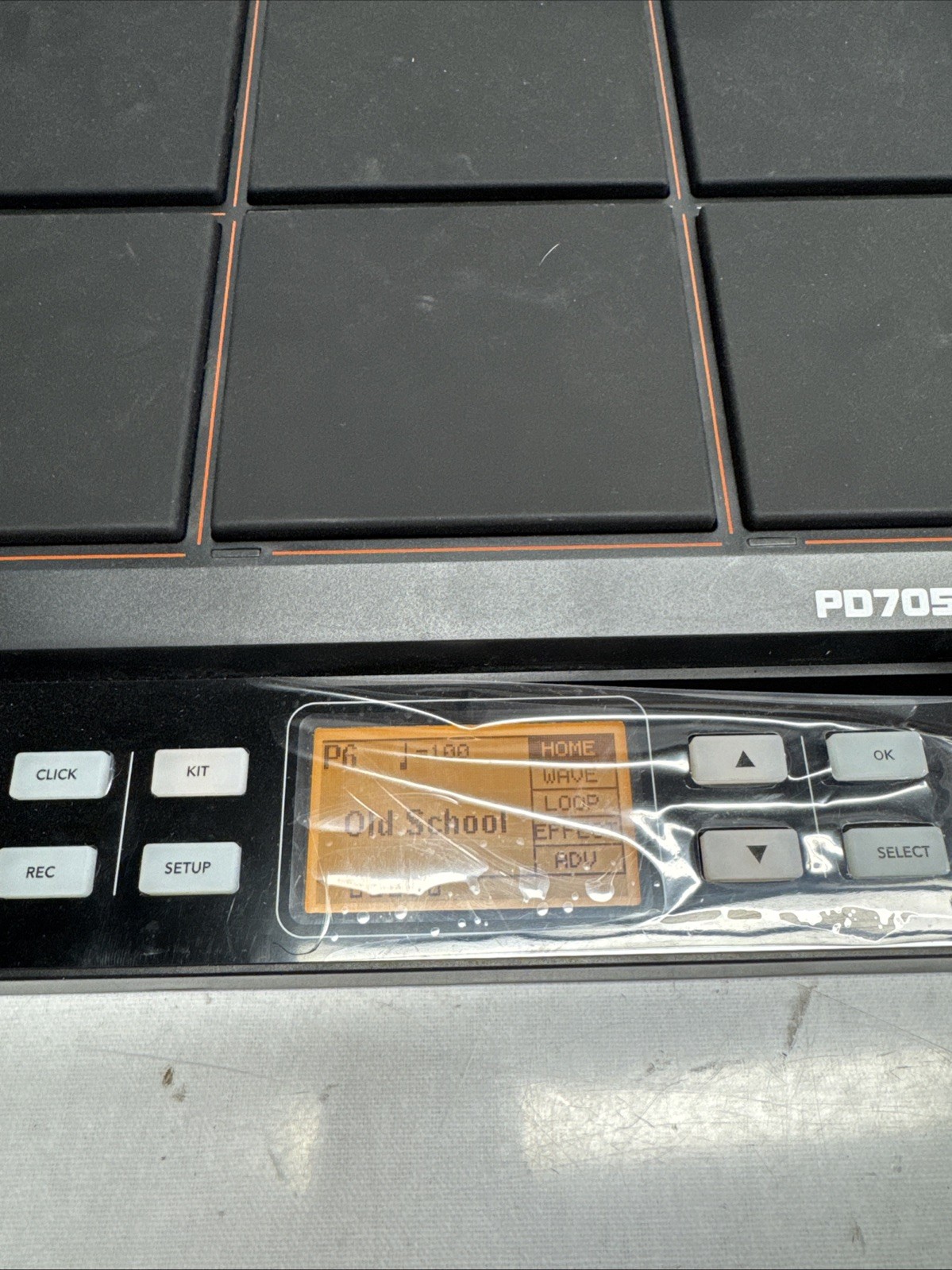 LEKATO PD705 Percussion Sample Pad 9-Trigger Electronic Drum USB MIDI Multipad