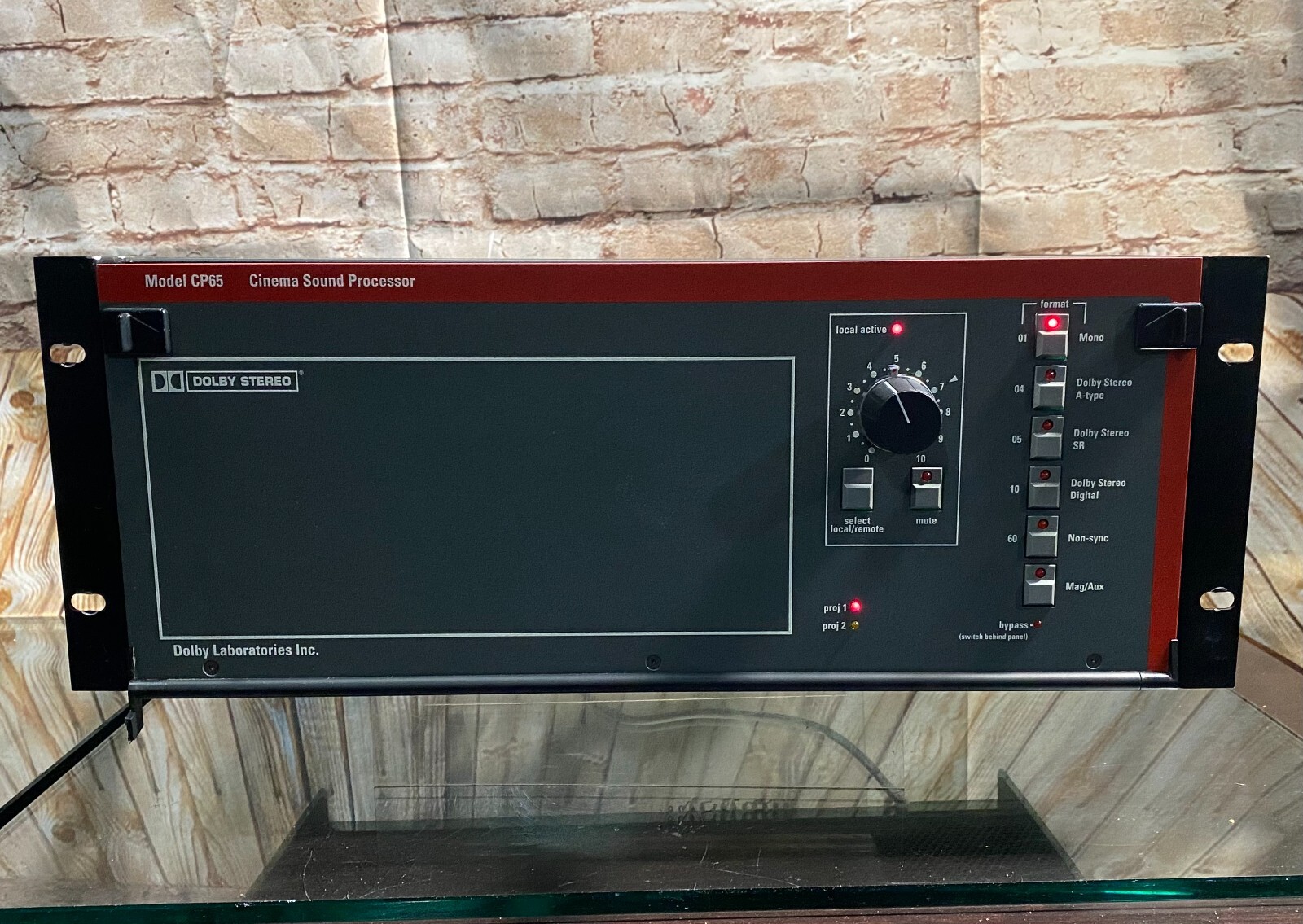 Dolby Model CP65 Cinema Sound Processor ~ Replacement Front Control Panel 447