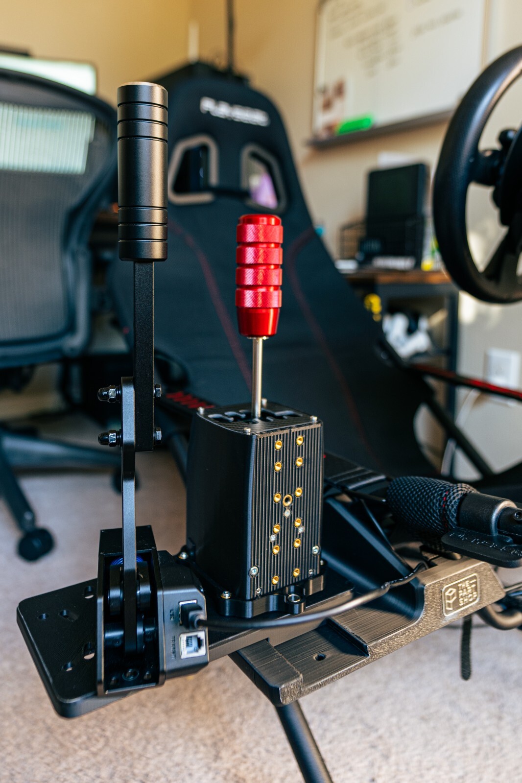 Shifter & Handbrake Combo Mounting Bracket for Playseat Challenge or Challenge X