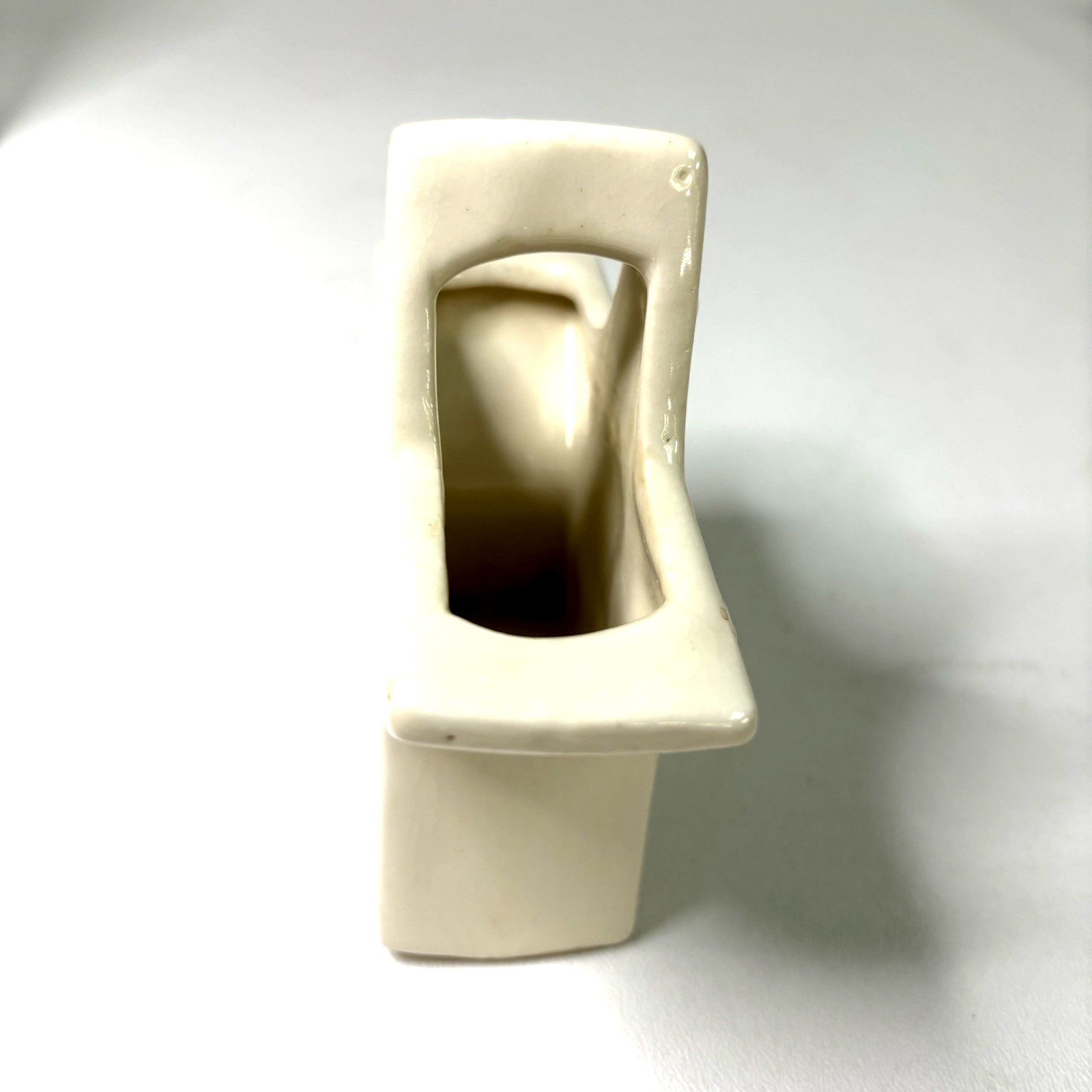 White Eastern Star Ceramic Planter / Vase