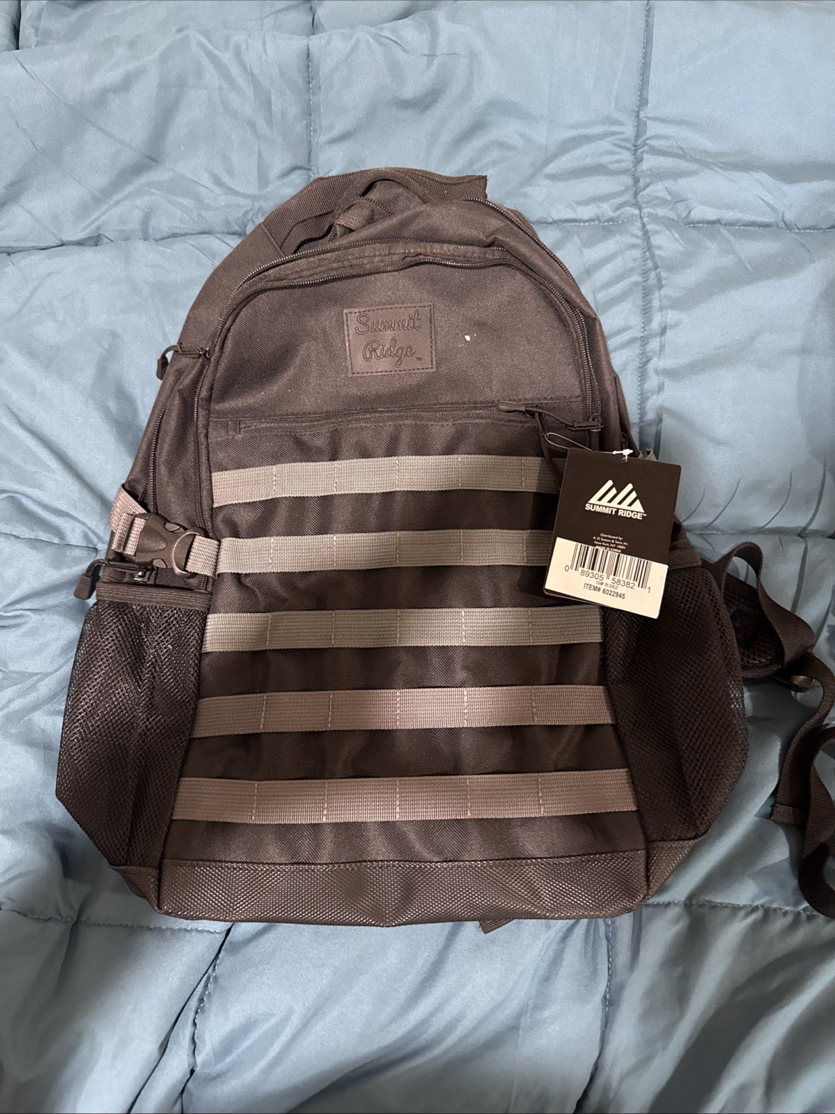 Summit Ridge Black Back Pack 18x15 NWT