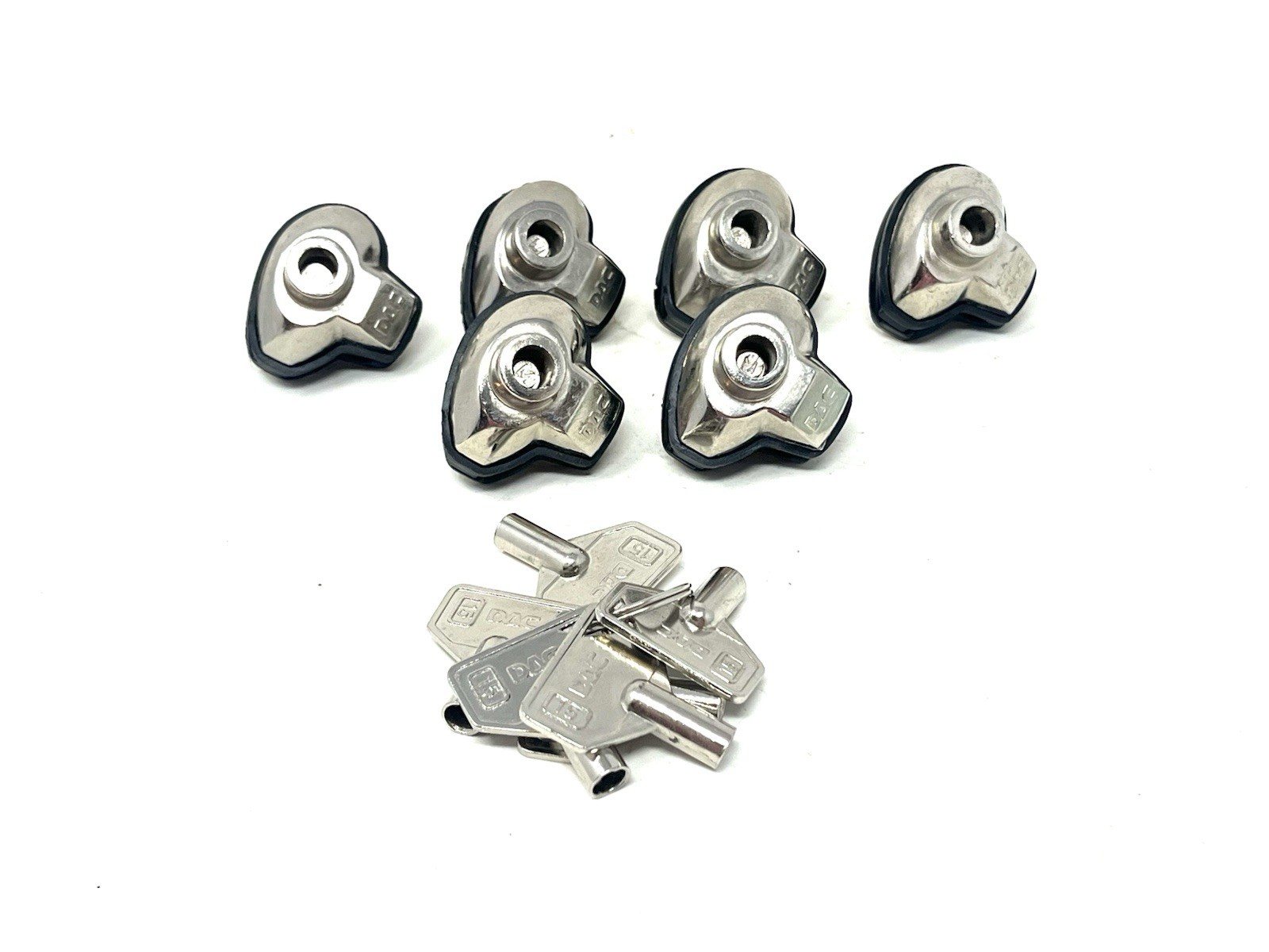 6 DAC Metal Gun Trigger Safety Locks With Keys