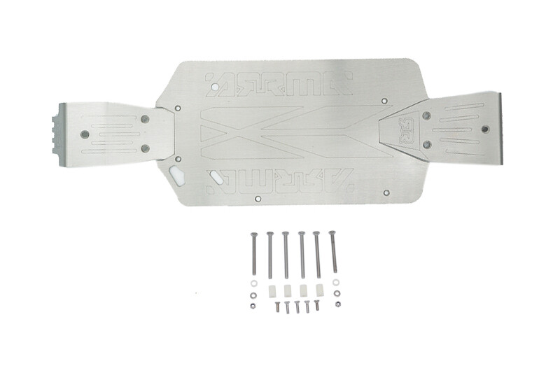 GPM SST Skid Plates For Front, Center, Rear Chassis For ARRMA 1/10 Big Rock