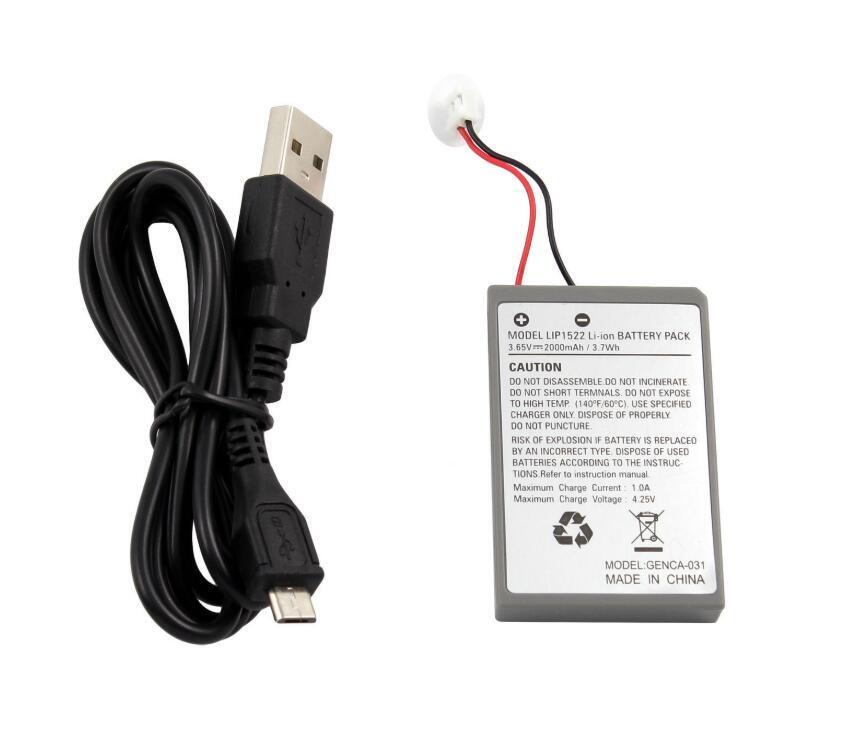 2pcs 1800mAh Wireless Controller Battery Pack For Sony PS3 Wireless Controller