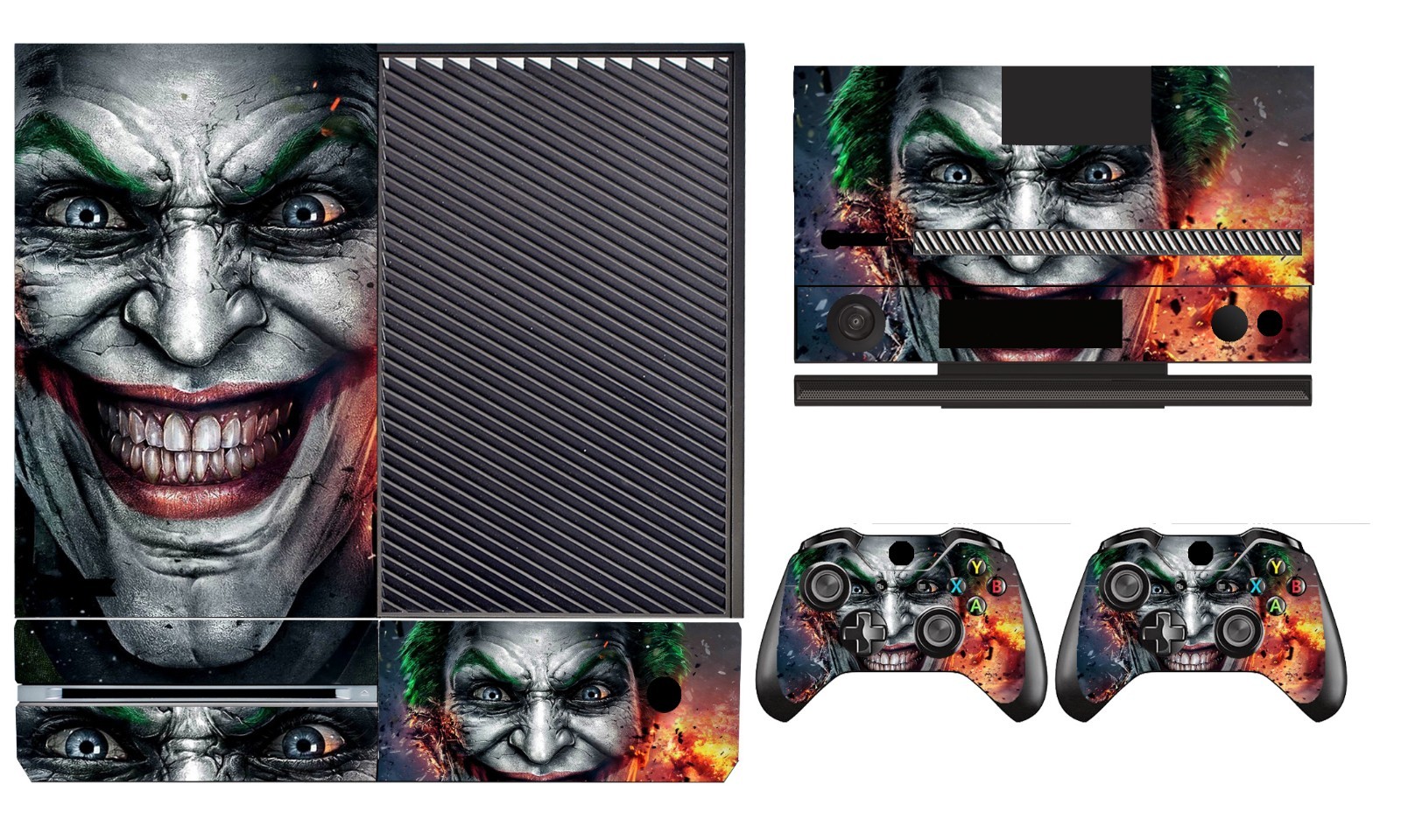 Joker 250 Vinyl Cover Skin Sticker for Xbox One & Kinect & 2 controller skins