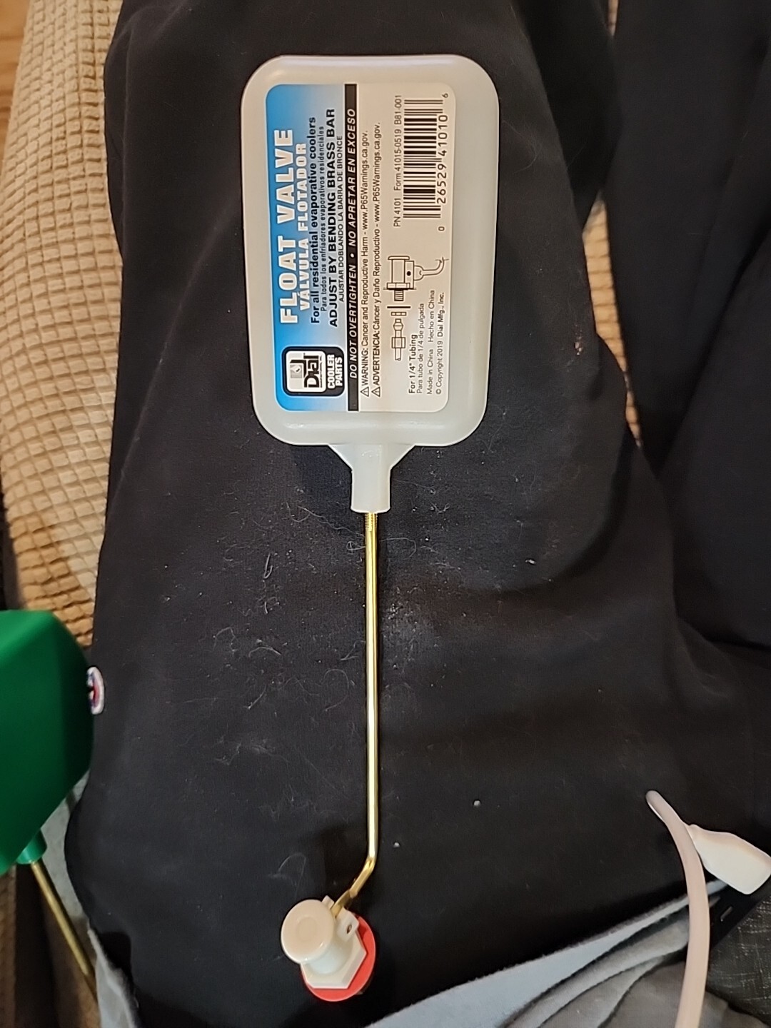 1/4" Evaporative/Swamp Cooler Float Valve