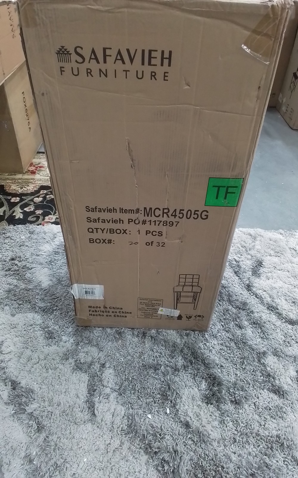 Safavieh THOMPSON BARSTOOL, Reduced Price 2172761419 MCR4505G