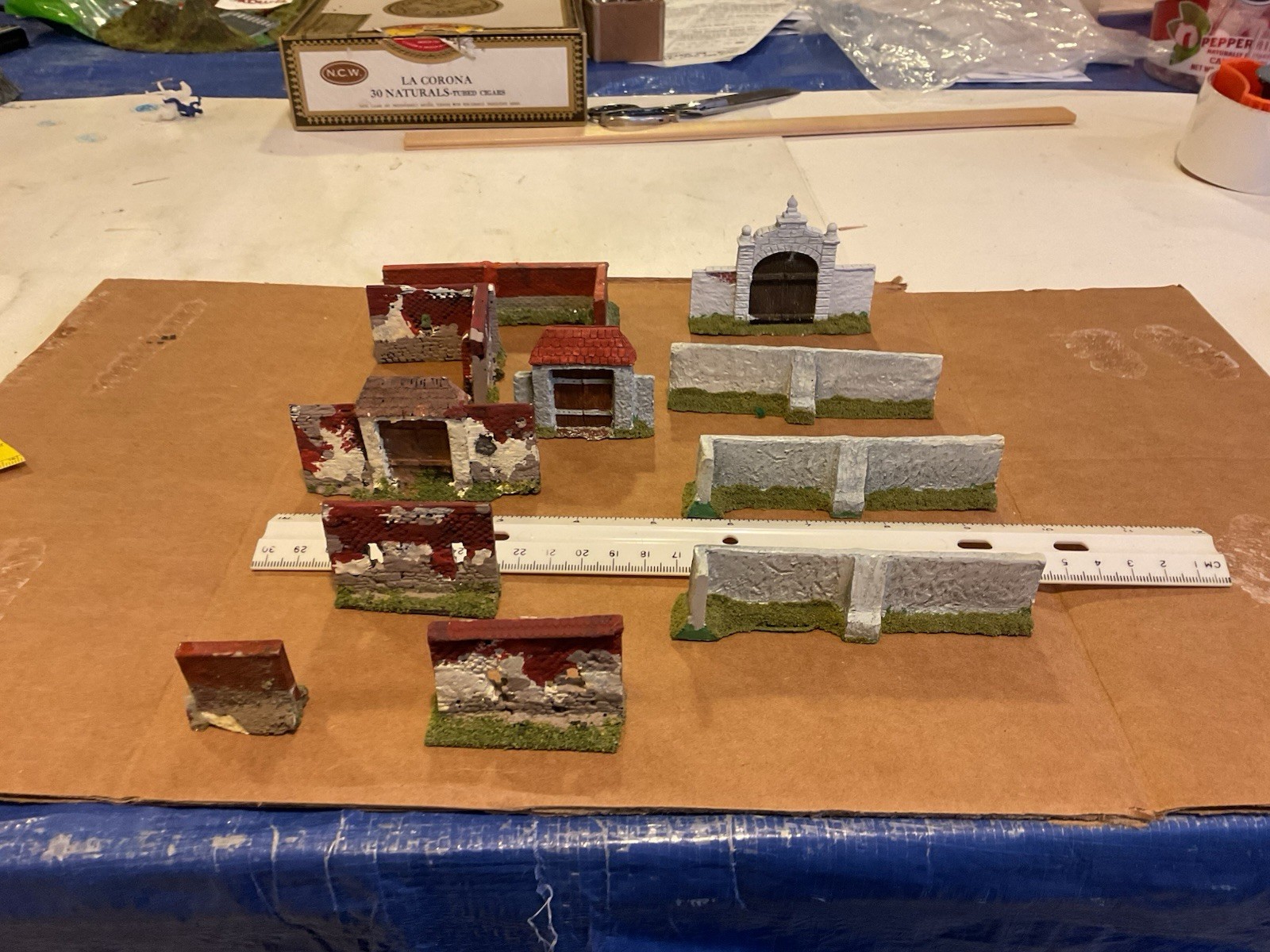 15mm Painted Wargaming Walls