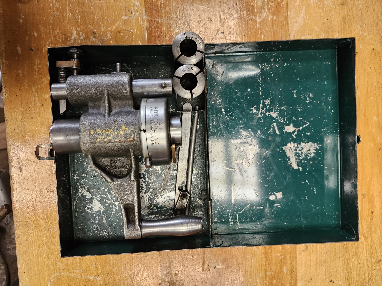Rite Tool Company Armature Cutting Tool. In Box With 3 Collets