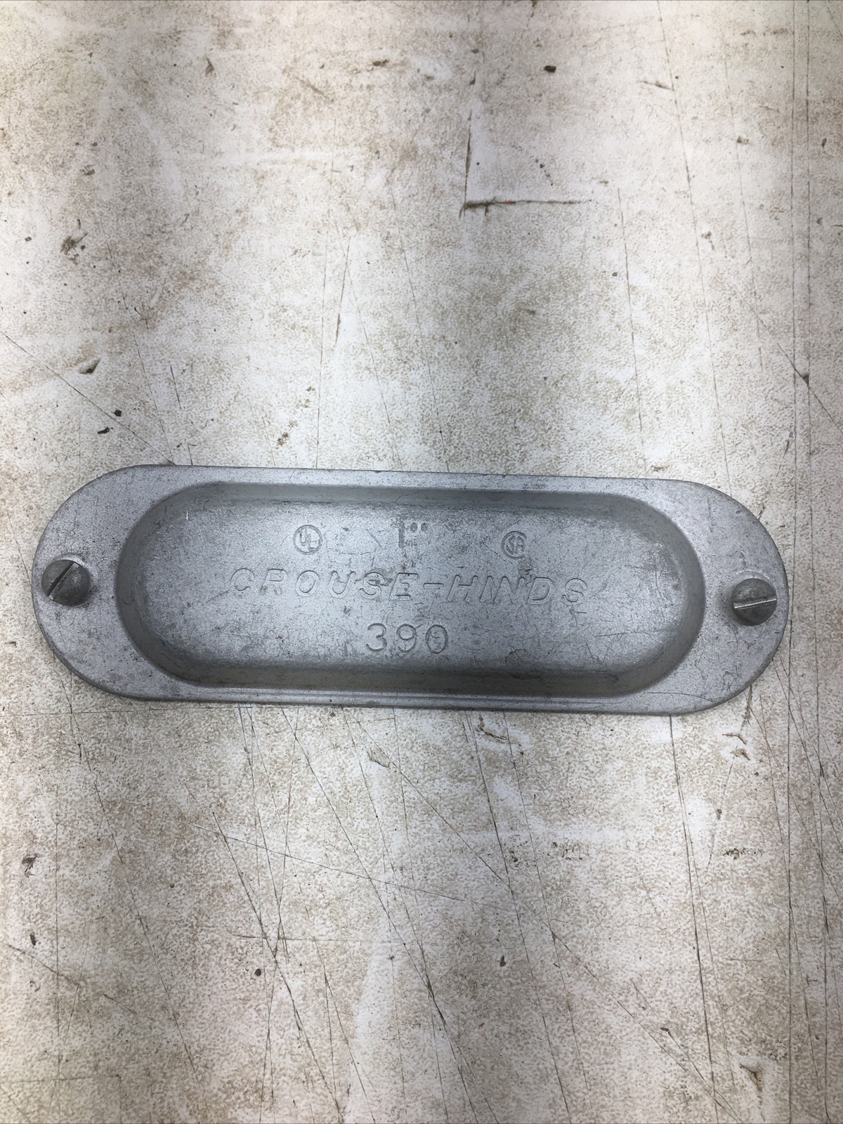 Crouse-Hinds 390 1” Conduit Body Cover (New Old Stock)