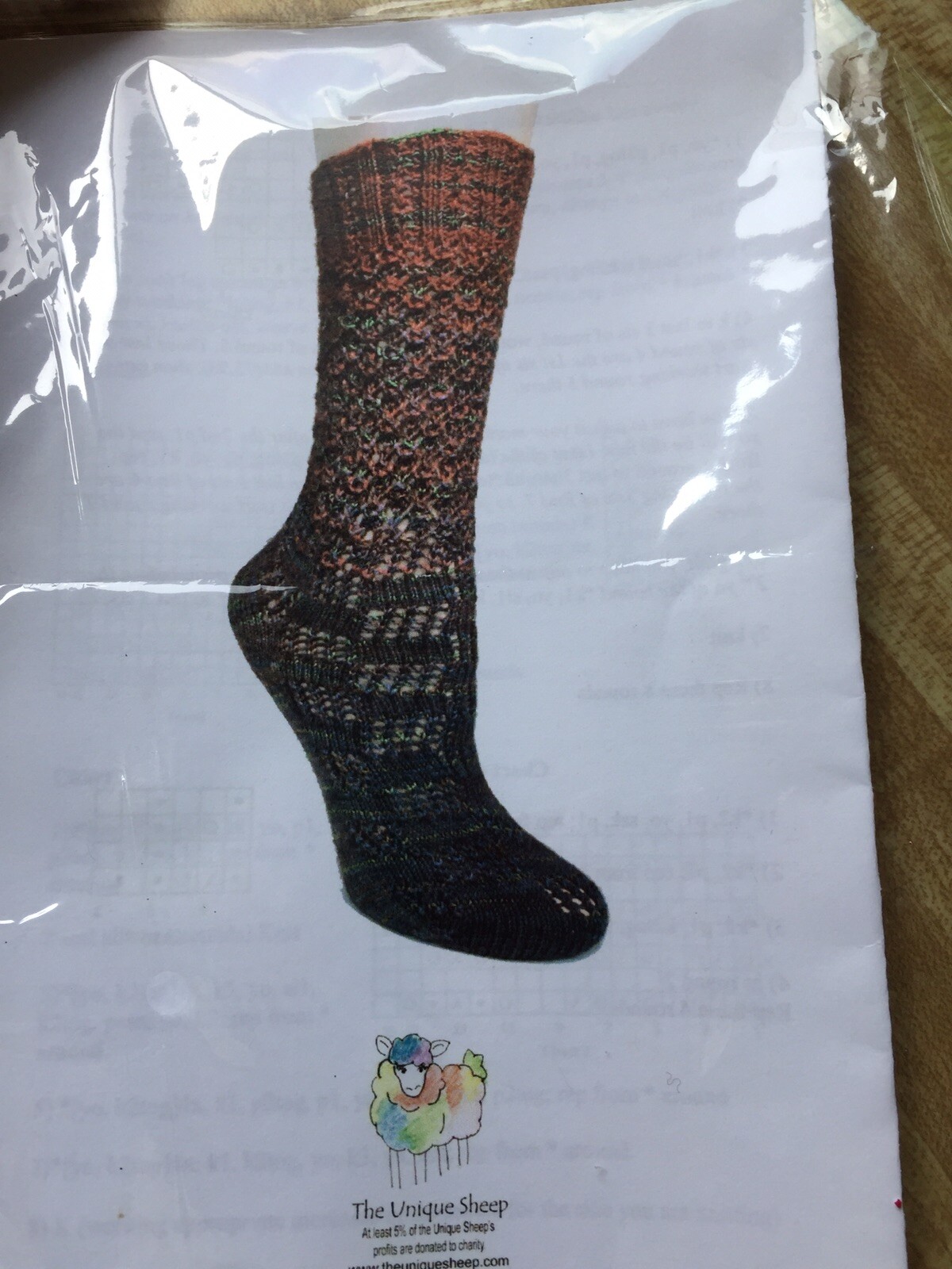 Hanging Gardens Socks: Single Knitting Pattern By LoBug. Designed For Gradients