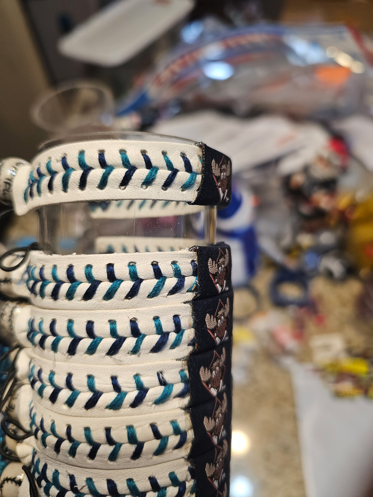 SEATTLE MARINERS MASCOT MLB BASEBALL BRACELET LEATHER
