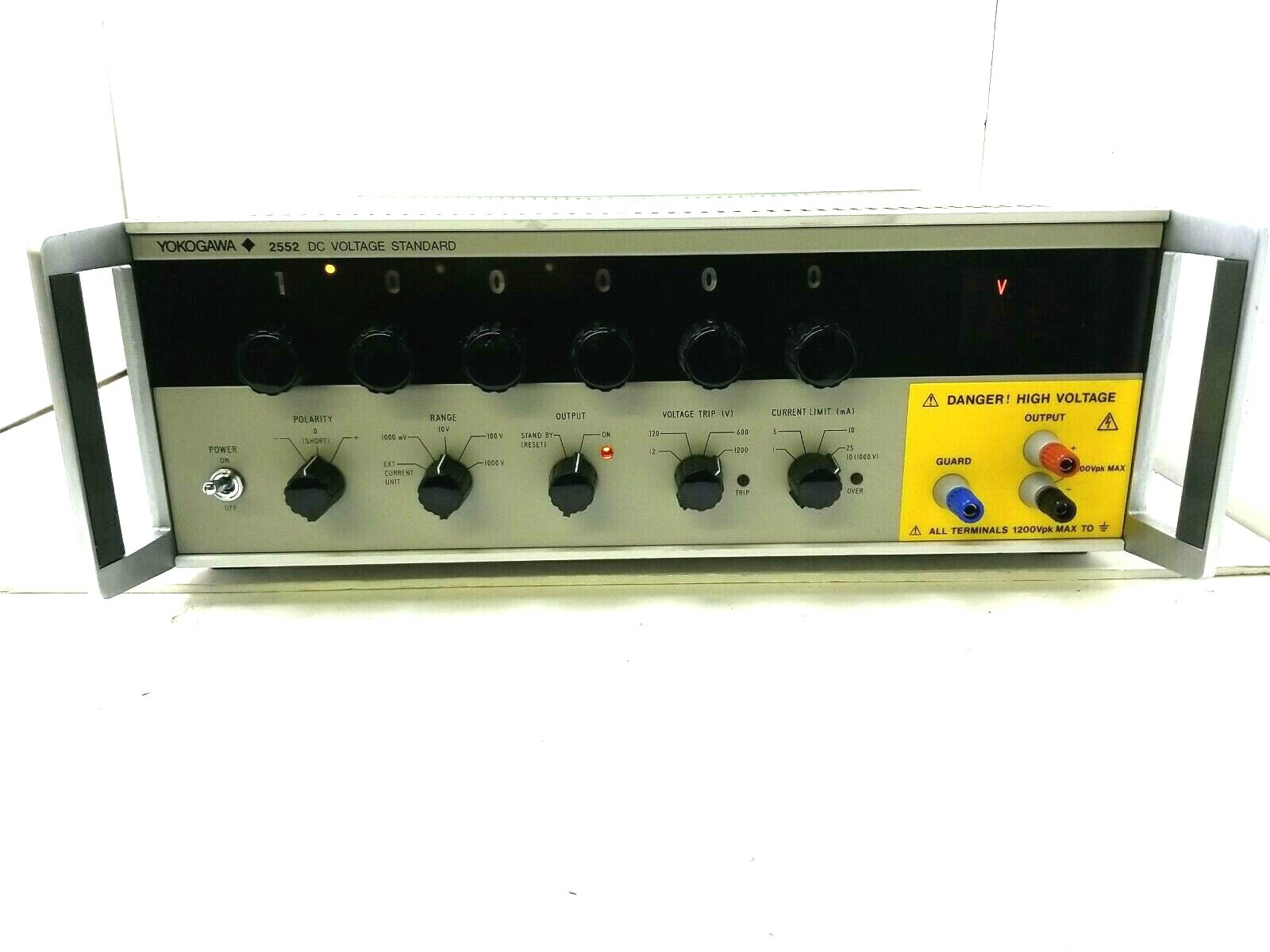 YOKOGAWA 2552-12 1200V 25mA DC Standard Source Tested Works perfect Ships Free!!