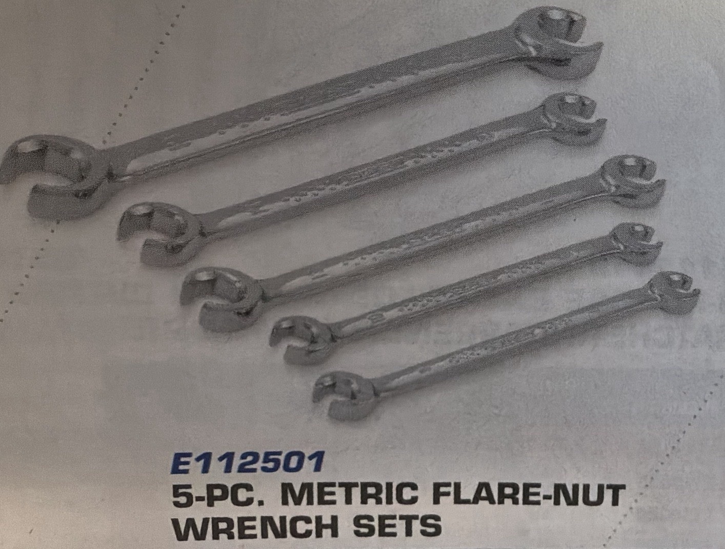 Mac Tools Expert E112501 Metric Flare Nut Wrench Set