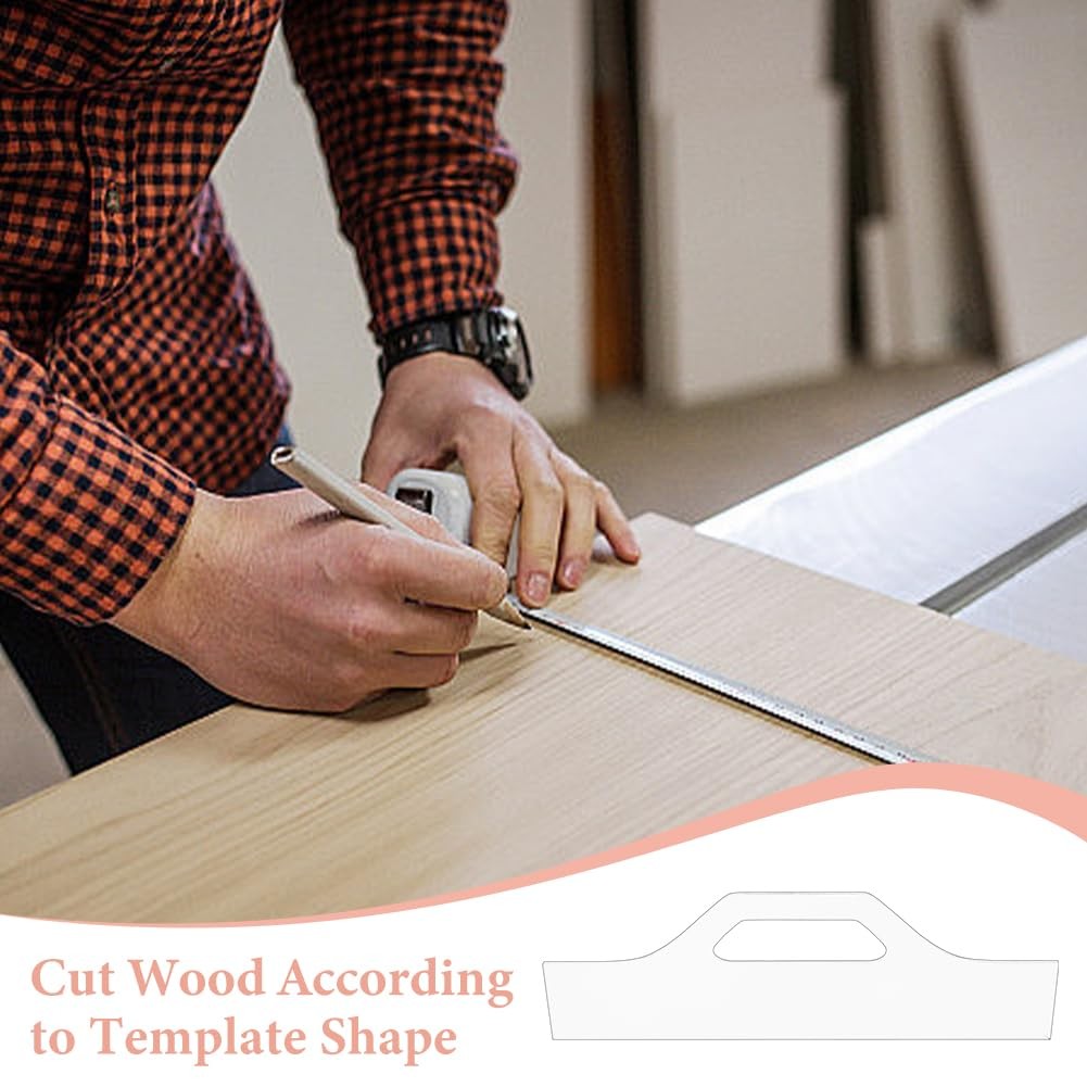 3Pcs Handle Template Cutting Board 3 Styles Templates for Woodworking Acrylic