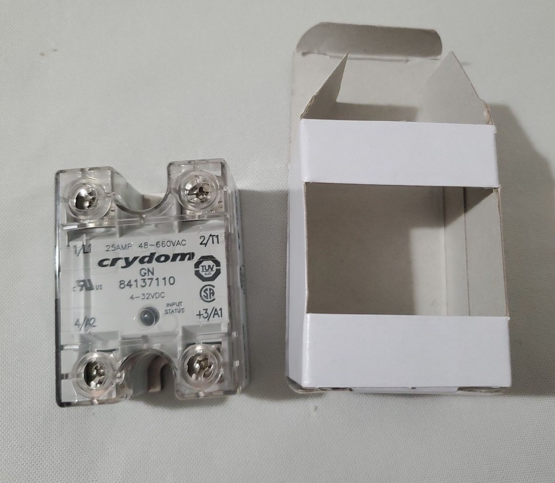 CRYDOM 84137110 Solid State Relay, 25A/660VAC, DC In