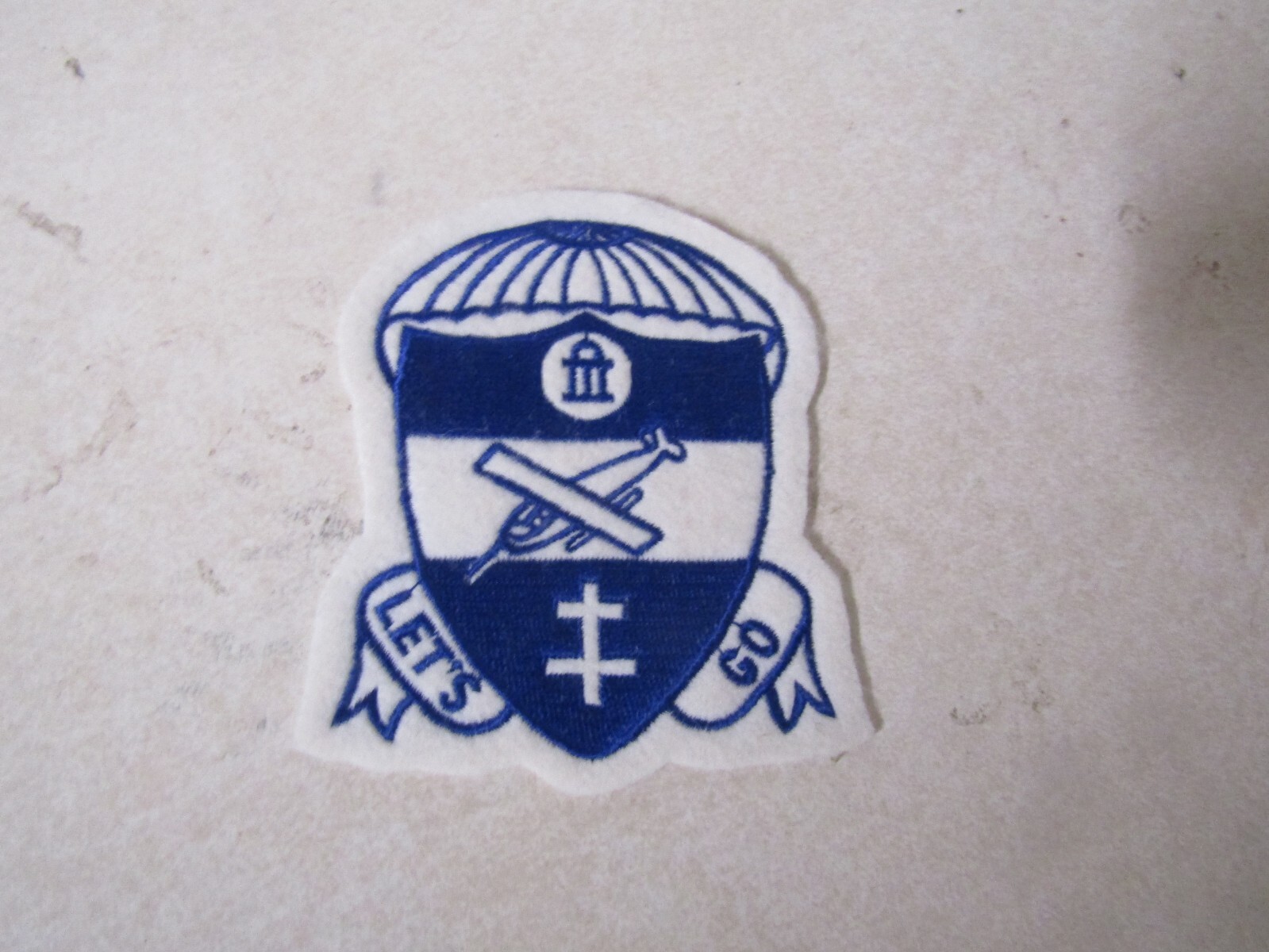 MILITARY PATCH VINTAGE OLDER 325TH AIRBORNE INFANTRY REGIMENT LET'S GO FELT