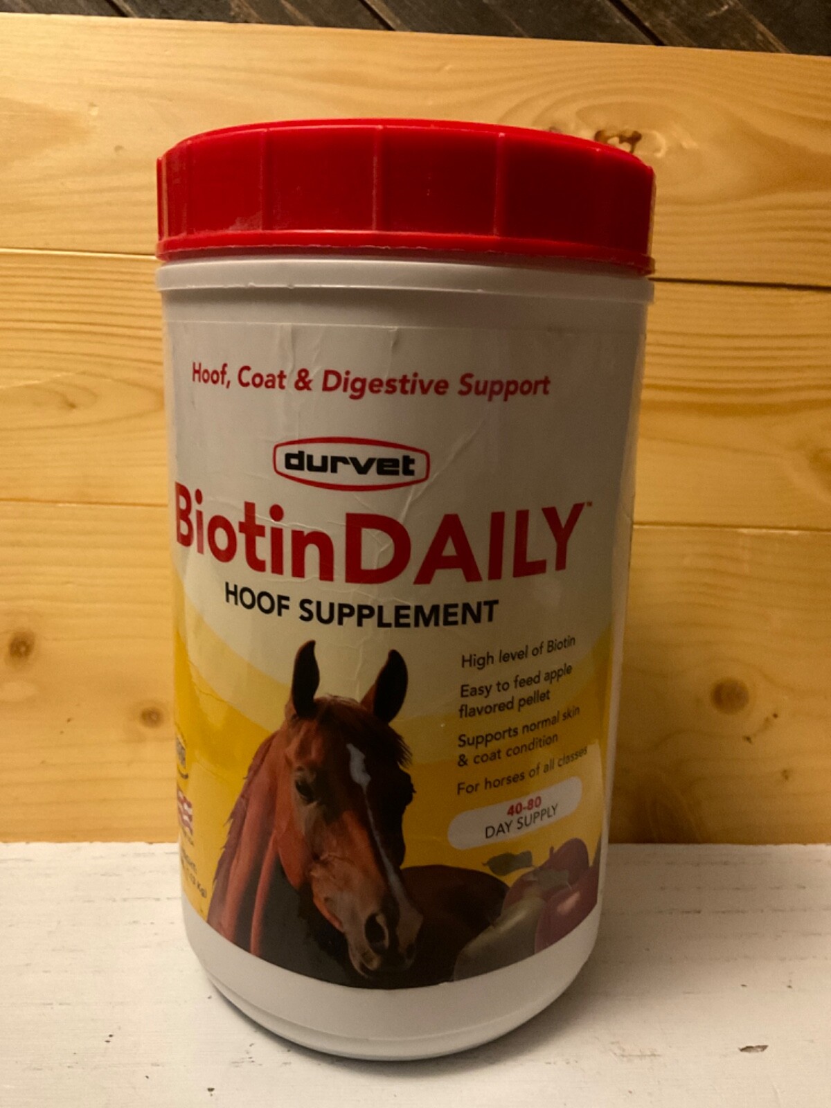 Biotin Daily Horse Hoof Supplement Supports Normal Skin & Coat Condition 2.5lbs