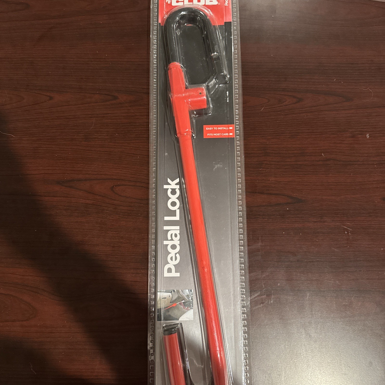 Winner International The Club 5.25 Inch CL303 Pedal to Steering Wheel Lock, Red