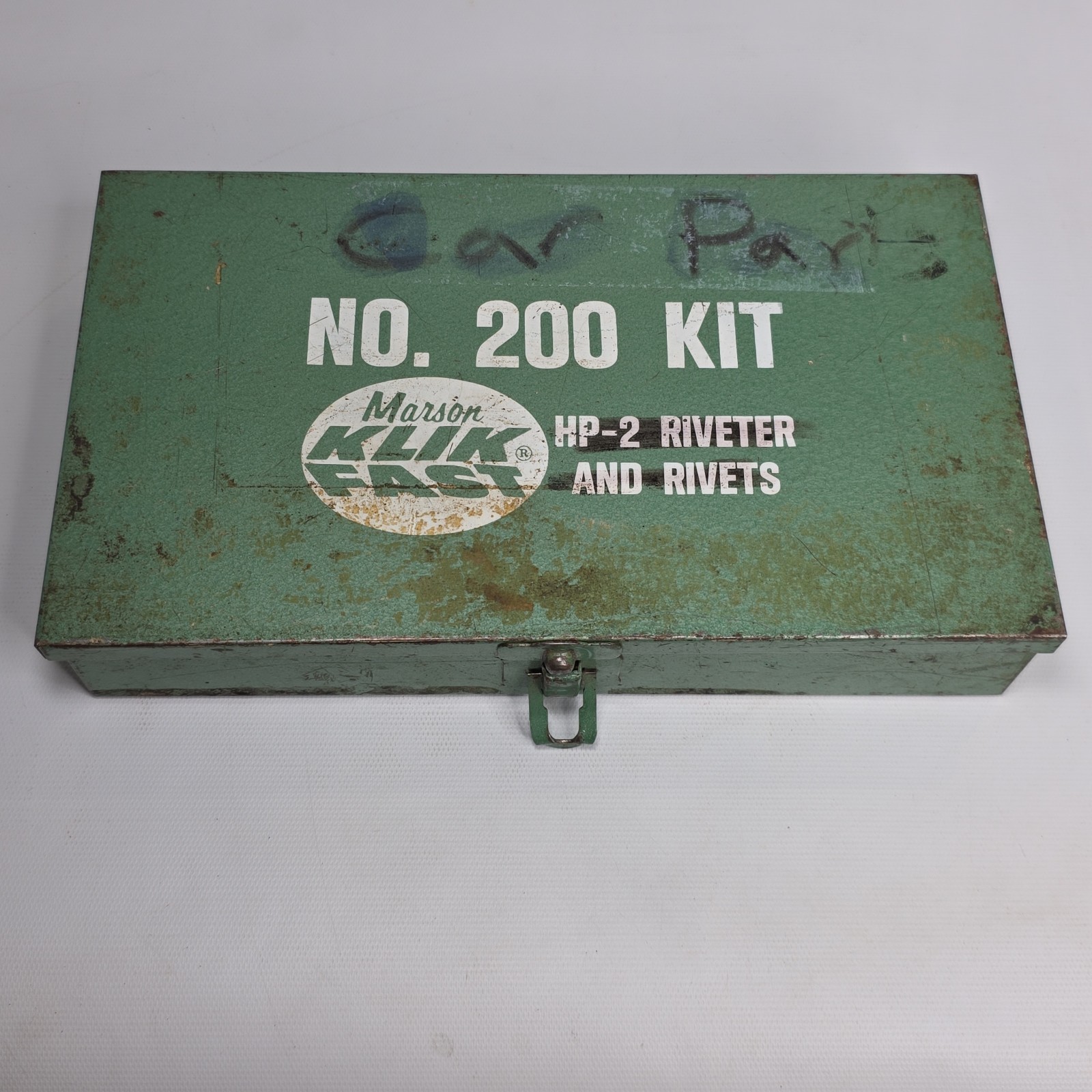Marson Rivet Tool HP-2 No 200 Kit Riveter Klik-Fast - Metal Box ONLY - No Tool