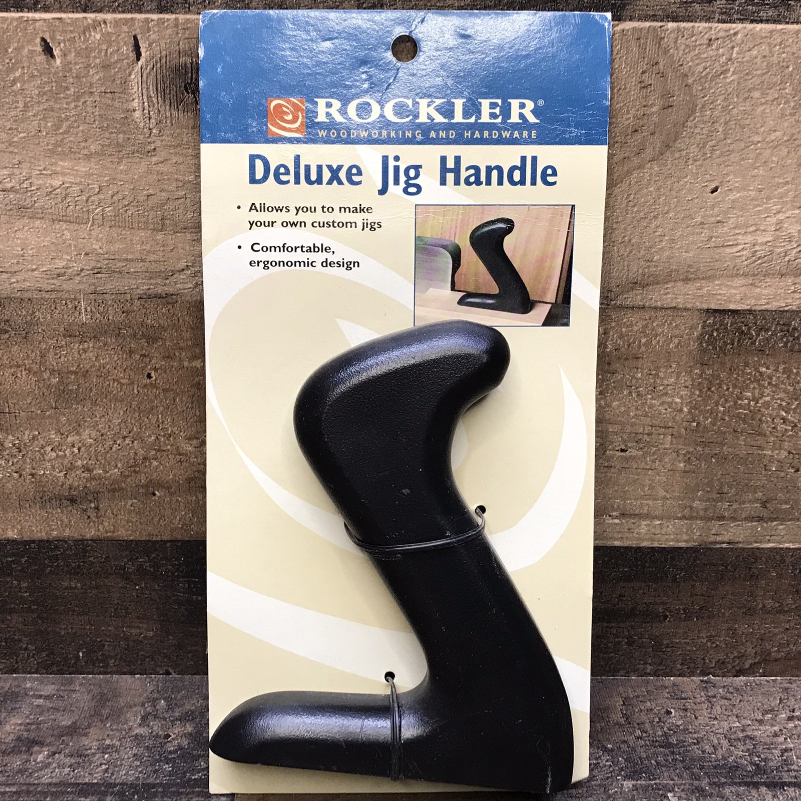 Rockler Woodworking Deluxe Jig Handle Plastic For Push Blocks & Other Jigs