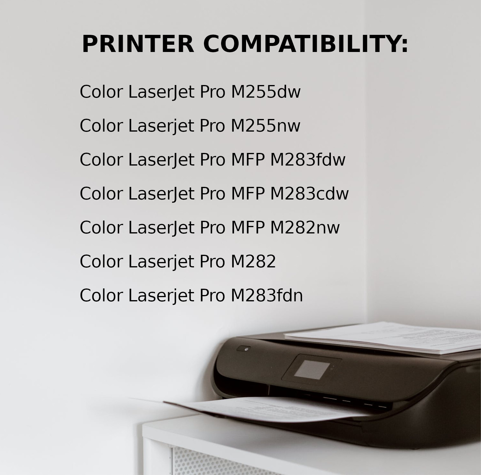 206A W2110A Toner Cartridge with Chip For HP LaserJet MFP M282nw M283fdw M283cdw
