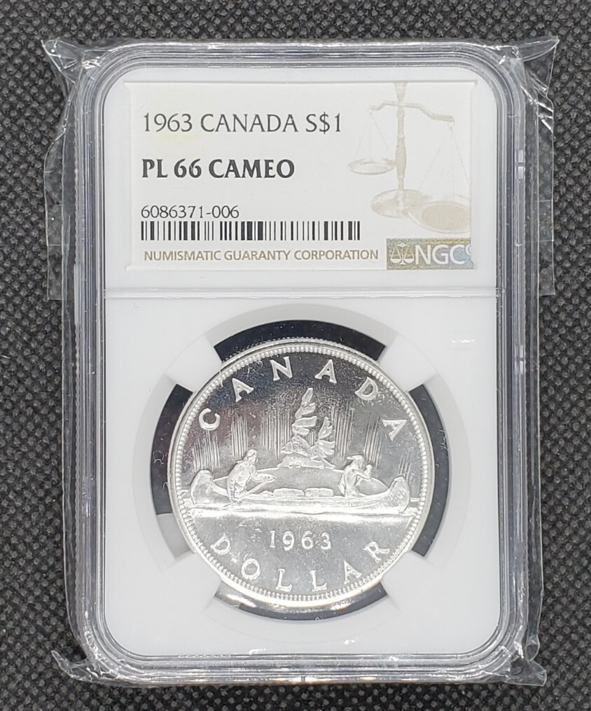 1963 Canada $1 | NGC PL66 CAMEO