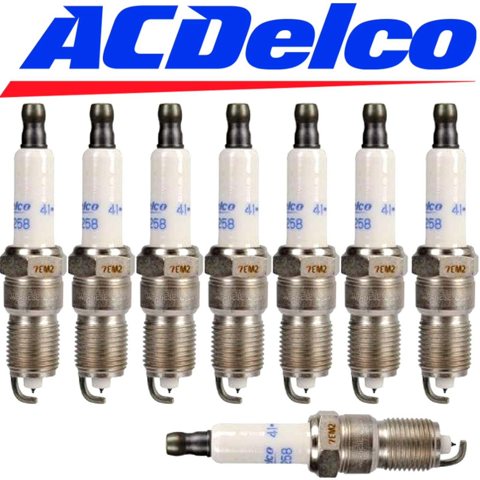 8 CADILLAC BUICK SPARK PLUGS ACDelco 41-987 Spark Plugs Platinum 12571535