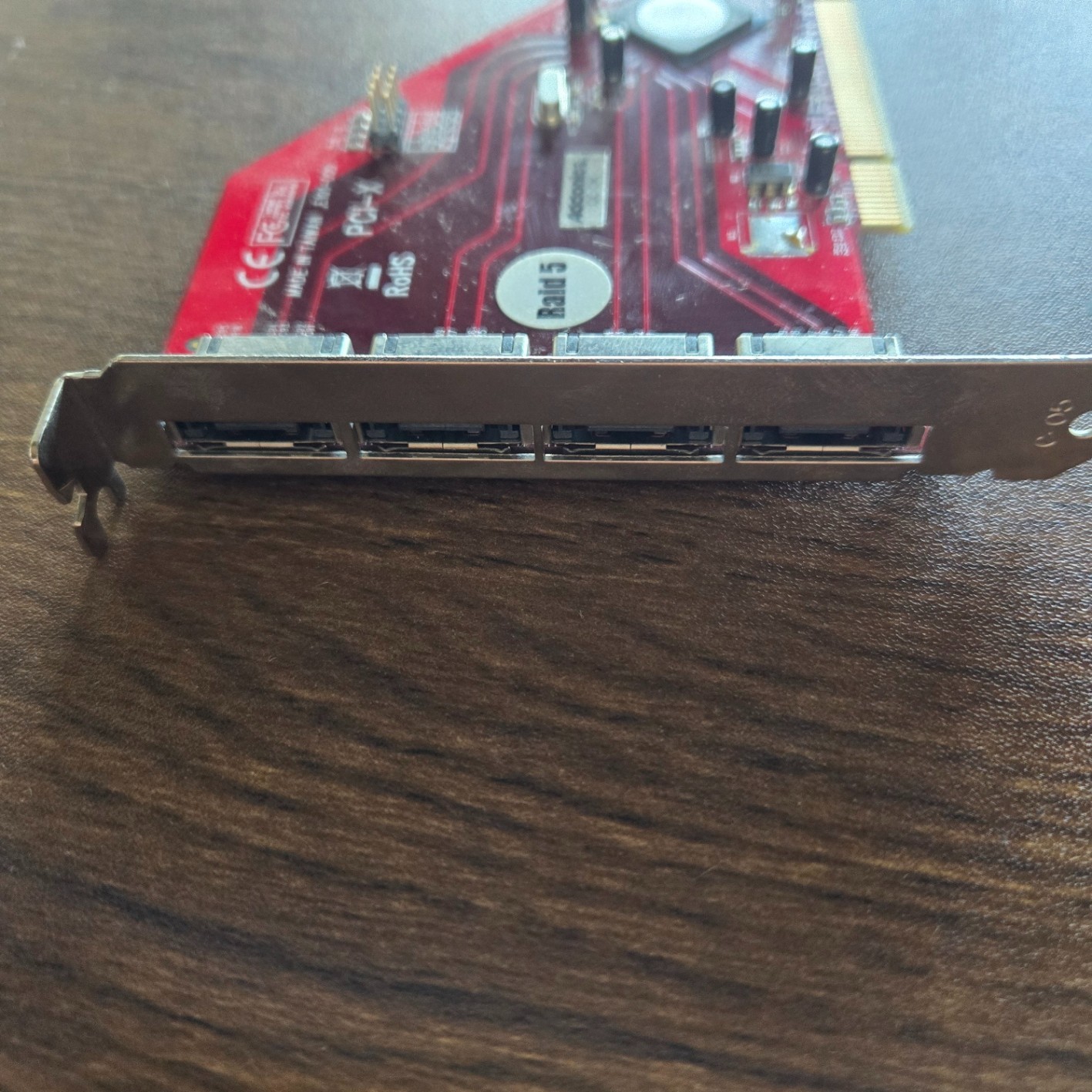 Addonics ADS3GX4R5-E 4-Port eSATA RAID 5 Controller Card PCI-X Untested