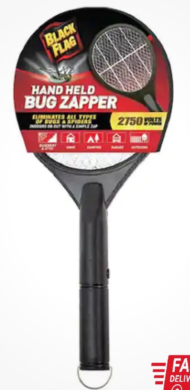 Black Flag ZR7936 Handheld Bug Zapper~New
