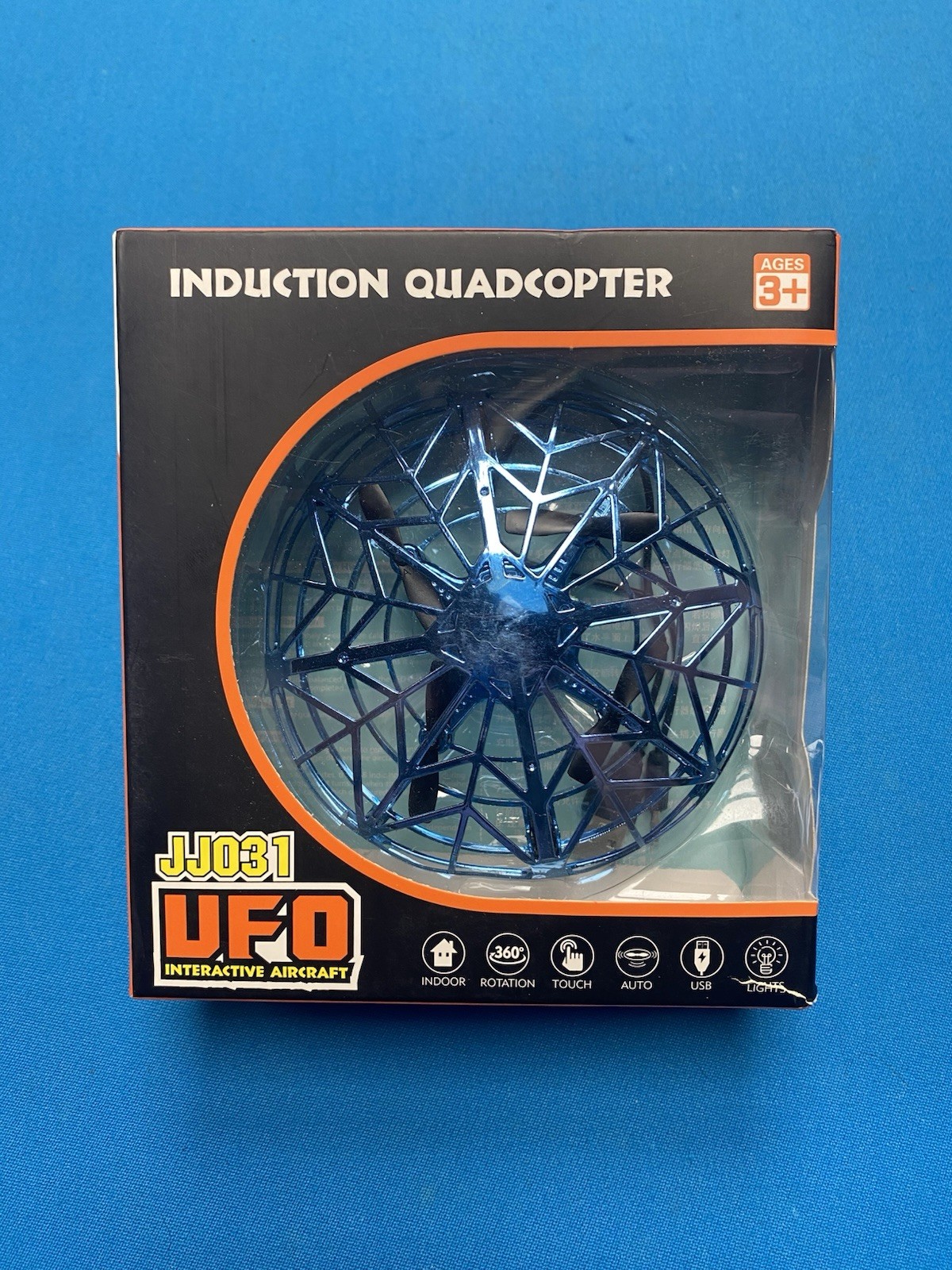 Induction Quadcopter UFO Interactive Aircraft JJ031 Hand Operated Mini Drones C8