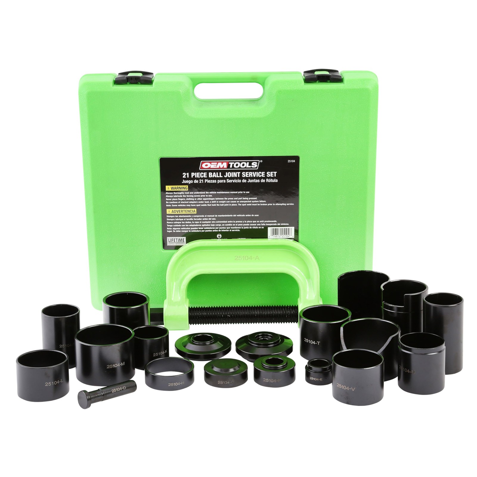 OEMTOOLS 25104 21-Piece Ball Joint Press Kit 2WD 4WD