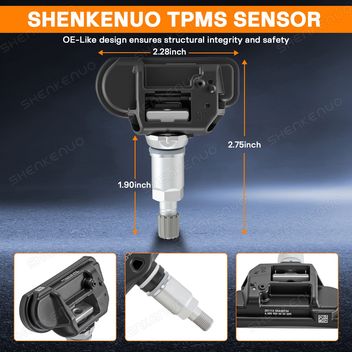 PACK TPMS Tire Pressure Sensor For MERCEDES A0009053907 A0009054100 A0009057200