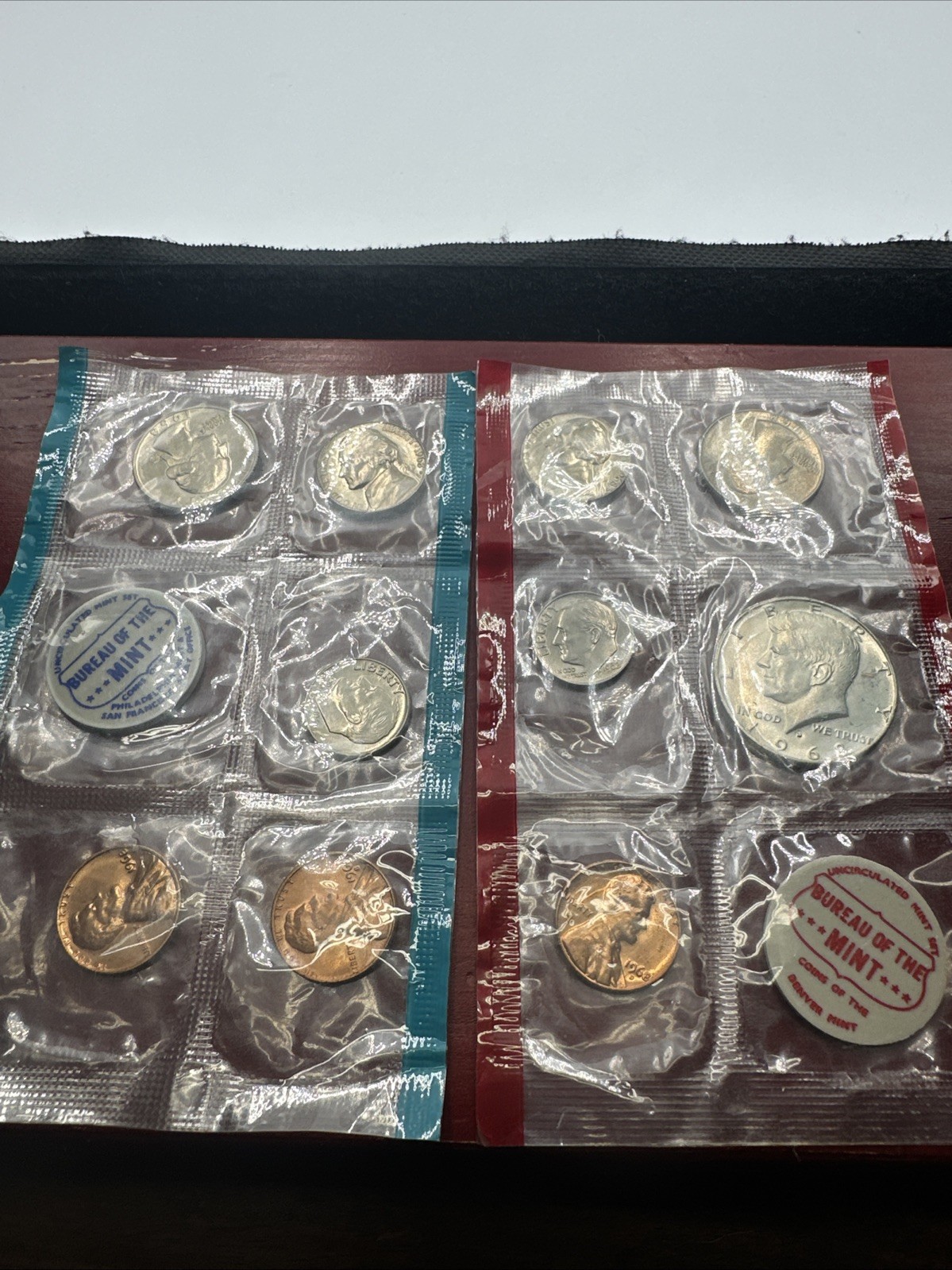 1968 U.S. Mint Uncirculated Coin Set – P, D & S Mints – Complete Sealed
