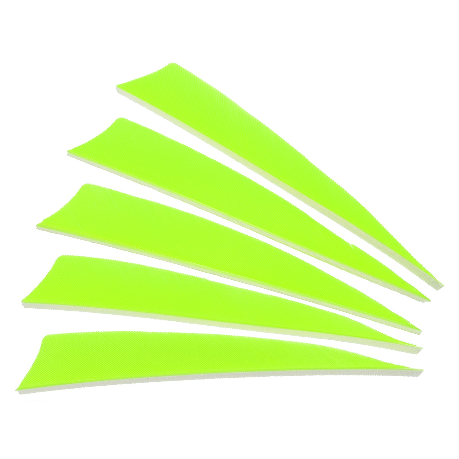 Arrows Vanes 50 Pack 4 Inch Arrow Feather Left Wing Fluorescent Green for DIY