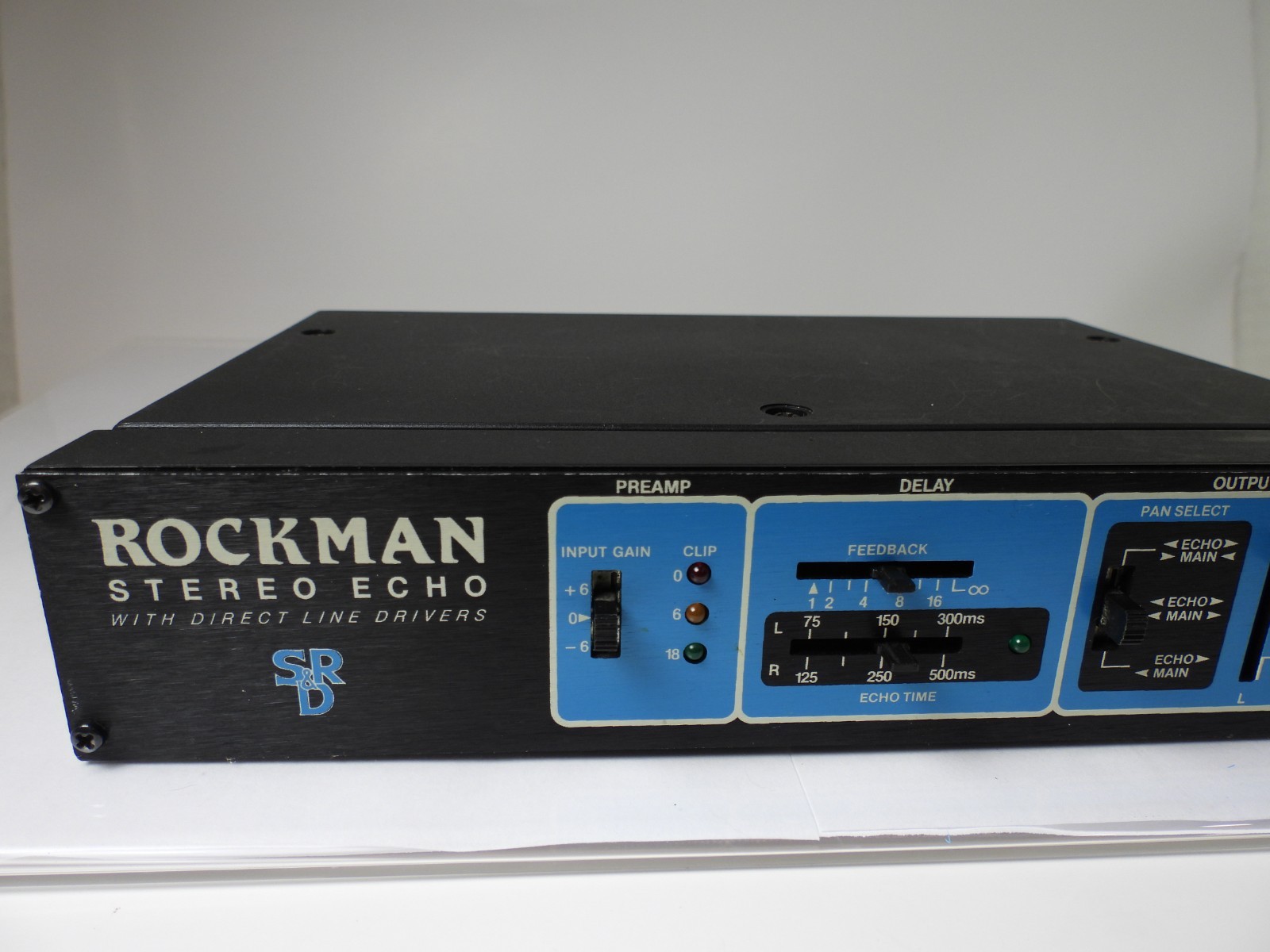 Vintage Rockman Stereo Echo Effects Processor Tom Scholz SR&D Free USA Shipping