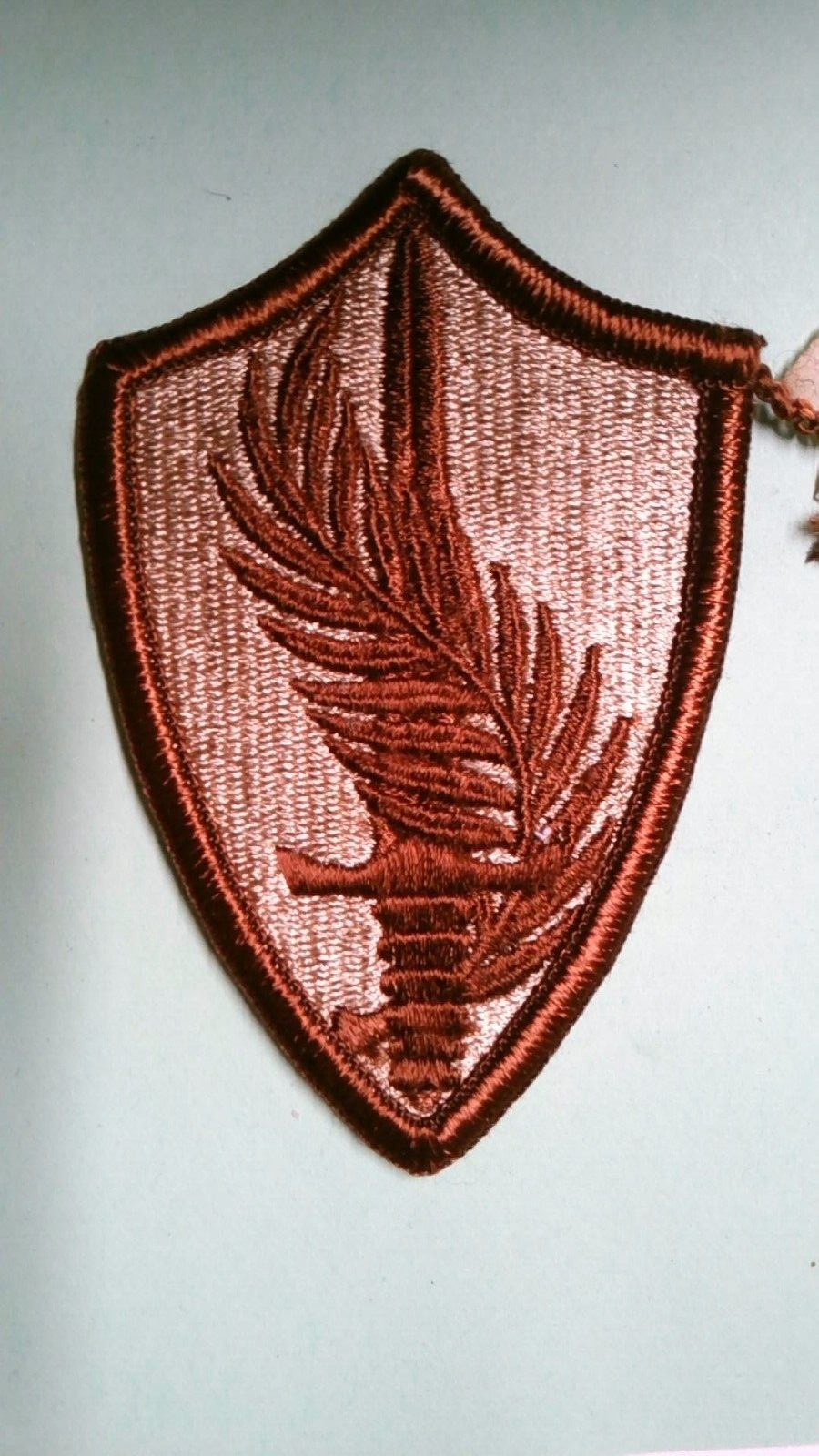 MILITARY PATCH US CENTRAL COMMAND DESERT STORM PERSIAN GULF SEW ON