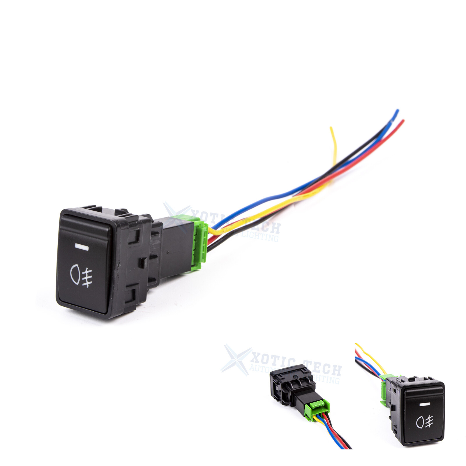 1pc 12V Push Button Switch w/LED Indicator Light Replacement For Nissan Altima