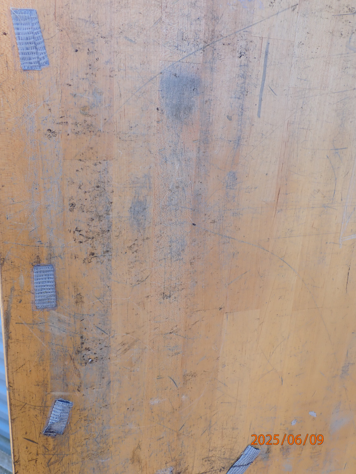 WOOD WELDED MAPLE BUTCHER BLOCK WORKBENCH WORK BENCH TOP FROM A MACHINE SHOP